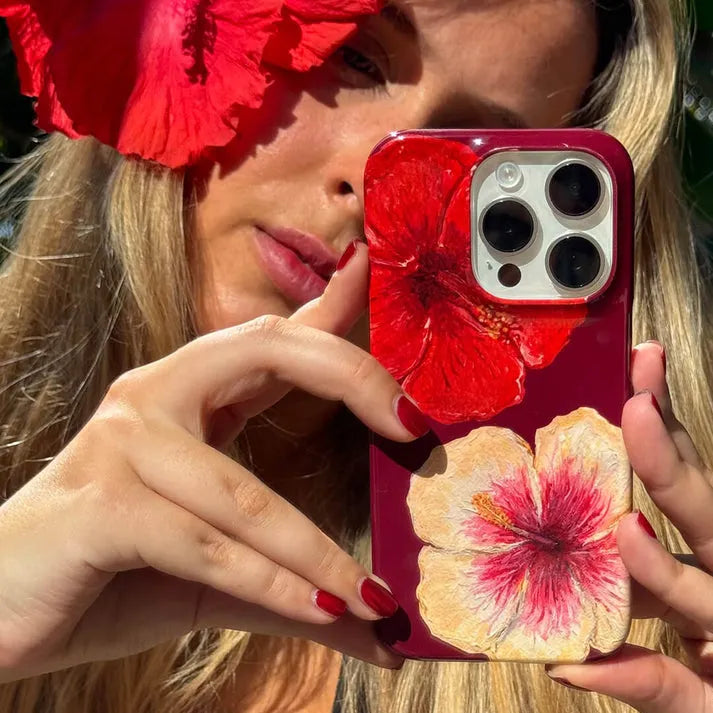 Case - Hibisco Vermelho